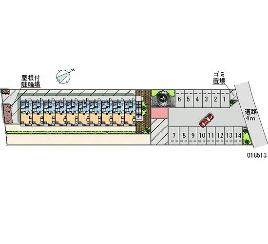 ひたちなか市稲田 月極駐車場